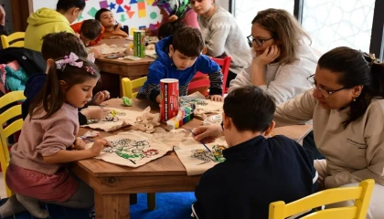 Balıkesir’de yarıyıl etkinlikleri çocukların yüzünü güldürdü