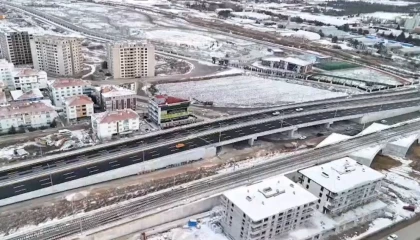 Başkentte trafiği rahatlatacak köprü açıldı