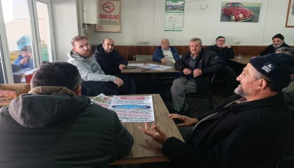 Bilecik Pazaryeri’nde üreticiye tarımsal bilgilendirme