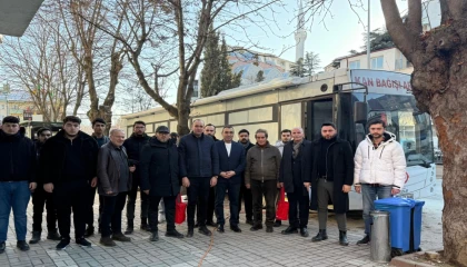 Bilecik’te MHP’lilerden Kızılay’a anlamlı bağış