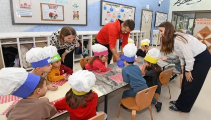 Bursa Osmangazi’de minikler ekmeğin hikayesini öğrendi