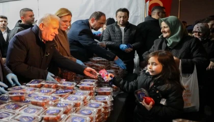 Bursa’da Miraç Kandili bereketi