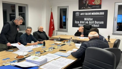 Bursa’da Nilüfer’de afetlere karşı hazırlık tatbikatı