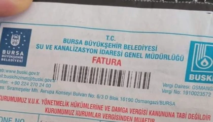 Bursa’da su faturalarındaki artışı nedenine BUSKİ’den açıklama