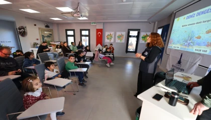 Çocuklar Efes Selçuk’ta denizin gizli dünyasını keşfetti