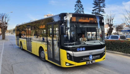 Çorum’da toplu ulaşım araçları rekora imza attı