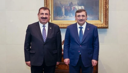 Cumhurbaşkanı Yardımcısı Yılmaz TÜRKYED’i kabul etti