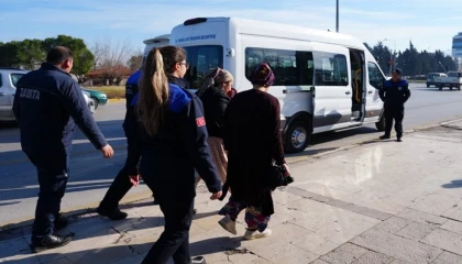 Dilencilere zabıtadan darbe