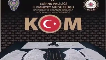 Edirne’de tefecilik operasyonu: 2 tutuklama!