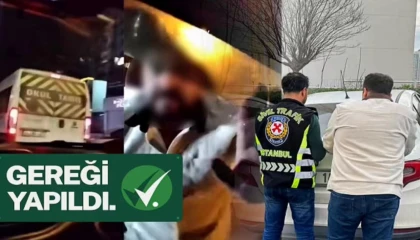 Esenyurt’ta trafik terörü... Camı kafasıyla kıran sürücü yakalandı