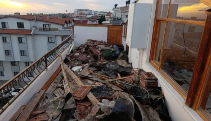 Fırtına mağduru şehit ailesine Kocaeli Büyükşehir’den destek