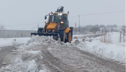 Gaziantep Büyükşehir’den ilçelerde karla mücadele seferberliği