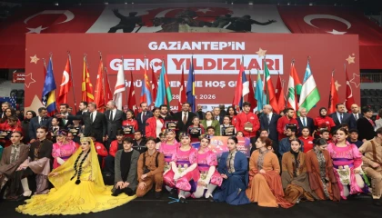 Gaziantep’in genç yıldızları ödüllerle onurlandırıldı
