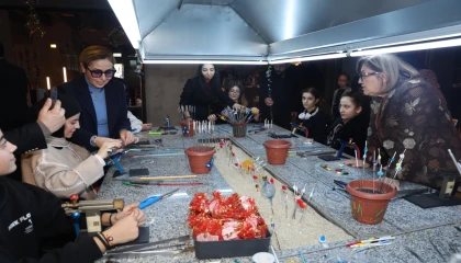 Gaziantep’te yarıyıl tatili atölyelerine yoğun ilgi