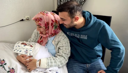 Gaziantep’te yeni yılın ilk bebeği güvenle ulaştırıldı