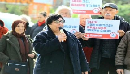 İzmir Karabağlar’da emeklilerden güçlü mesaj