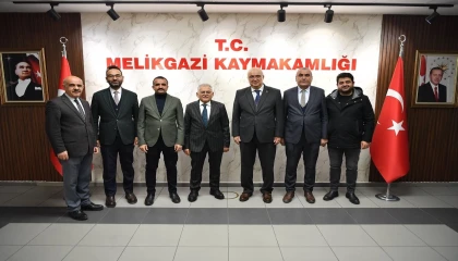 Kayseri Büyükşehir’den kaymakamlara ziyaret