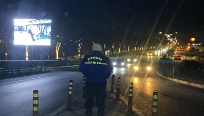 Kocaeli Büyükşehir ekipleri yeni yılda da nöbette