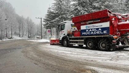 Kocaeli Büyükşehir’den kar teyakkuzu