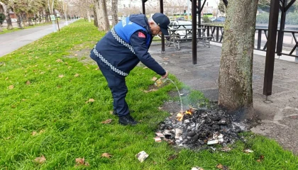 Kocaeli Zabıtası’ndan örnek duyarlılık