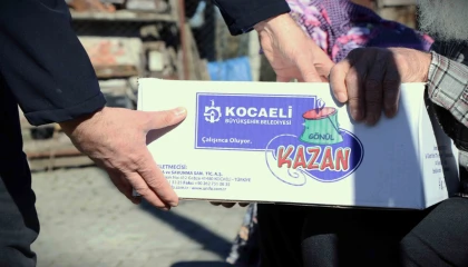 Kocaeli’de ’Gönül Kazan’ ile sofralara sıcak yemek