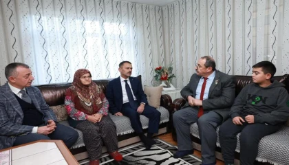 Kocaeli’de ilk ziyaret şehit ailelerine yapıldı