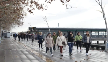 Kocaeli’de İzmitli kadınlar ‘Sağlıklı Yaşam Yürüyüşü’nde buluştu