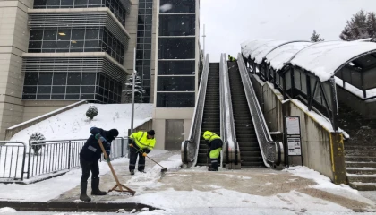 Kocaeli’de karla mücadelede 7/24 görevde