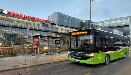 Kocaeli’de Şehir Hastanesi’ne 12 ilçeden direkt ulaşım başladı