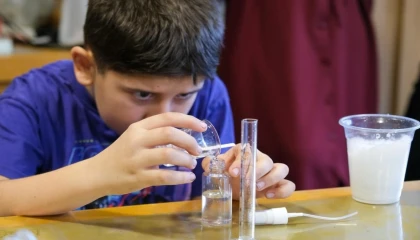 Kocaelili çocuklar ’Okula Bi Mola’da bilimle buluştu