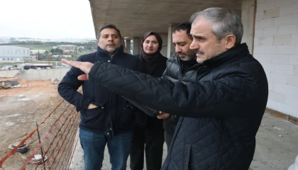 Koceli’de Spor Lisesi’nde inşaat hızla sürüyor  