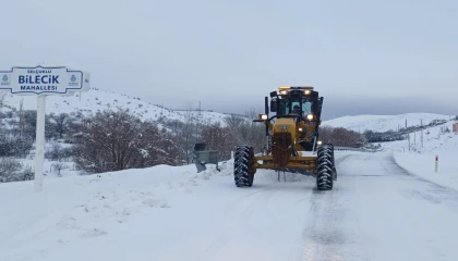 Konya Büyükşehir AKOM koordinesinde kar mesaisinde