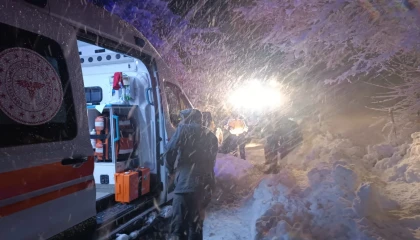 Malatya’da karda mahsur kalanlar kurtarıldı