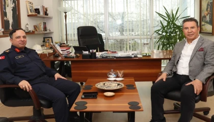 Manisa’da Tuğgeneral Şen’den Kent Konseyi’ne ziyaret