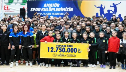 Manisa’dan amatör sporda 123 kulübe maddi destek
