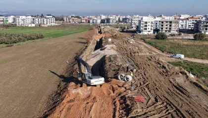 Manisa’nın altyapı projesi Muradiye’de devam ediyor