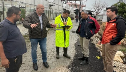 Muğla’da yaşanan afet sonrası inceleme