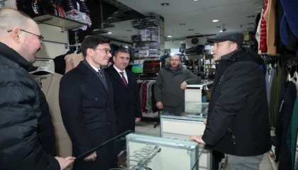 Tokat’ta Başkan Yazıcı’dan esnaf ziyareti