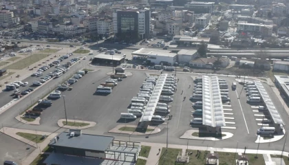 Trabzon’da dolmuşlar yeni yerlerine taşınıyor