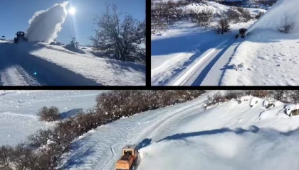 Tunceli’de karla mücadele: 223 köy yolu açıldı