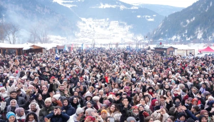 Uzungöl Kış Festivali’nde üçüncü gün coşkusu