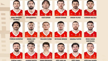 ’A Erkek Milli’lerin 18 kişilik aday kadrosu açıklandı