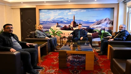 Ağrı’da gazetecilerden Emniyet Müdürü Önder’e ziyaret