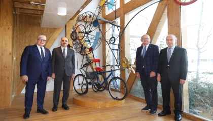 Avrupa Bisiklet Birliği Başkanı Casa’dan Başkan Altay’a ziyaret