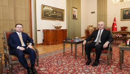 Bakan Gürlek’ten TBMM Başkanı Kurtulmuş’a ziyaret