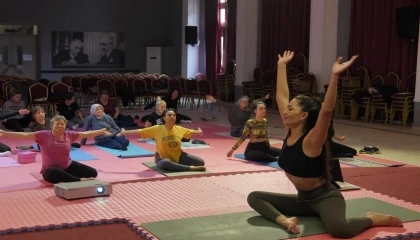 Balıkesir Ayvalık’ta yoga kurslarına büyük ilgi