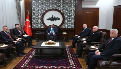 Balıkesir’de Emekli Emniyet Mensuplarından Vali Ustaoğlu’na ziyaret