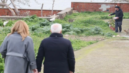 Başkan Bozbey’den Yaren Leylek’e ziyaret