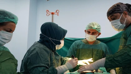 Batman’da alt çene kırığına ilk açık cerrahi müdahale