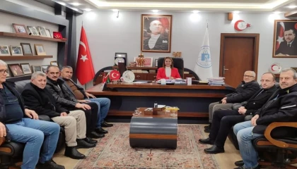 Bilecik Pazaryeri’nde muhtarlardan Başkan Tekin’e ziyaret